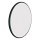 Eglo 425042 - BANI fali tükör, átmérő 31 cm, fekete