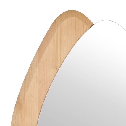 Eglo 425049 - Fali tükör LIOMA 68x48 cm fenyő/bézs