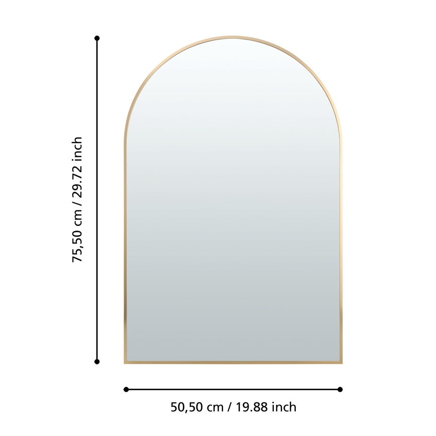 Eglo 425057 - Fali tükör AMBERY 75,5x50,5 cm aranyszínű