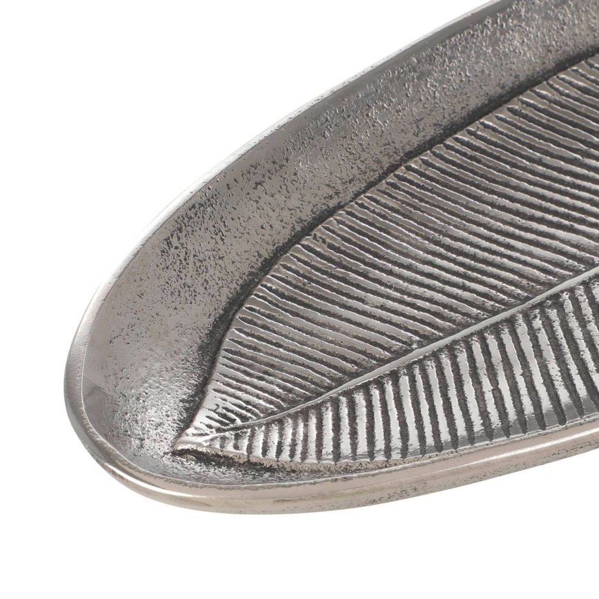 Eglo - Dekoratív tálca 16,5x54 cm ezüst