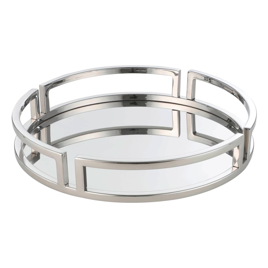 Eglo - Dekoratív tálca átm. 38 cm fényezett króm