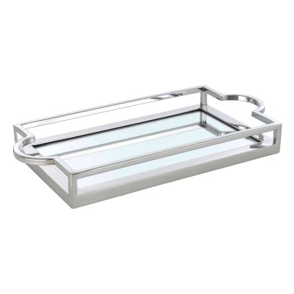 Eglo - Dekoratív tálca 23x45 cm fényezett króm