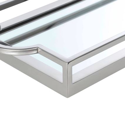 Eglo - Dekoratív tálca 23x45 cm fényezett króm