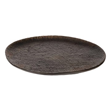 Eglo 427152 - FORLEYET dekoratív tálca Ø 26,5 cm barna
