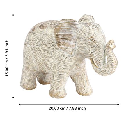 Eglo - Dekoráció 15x20 cm elefánt/gyanta