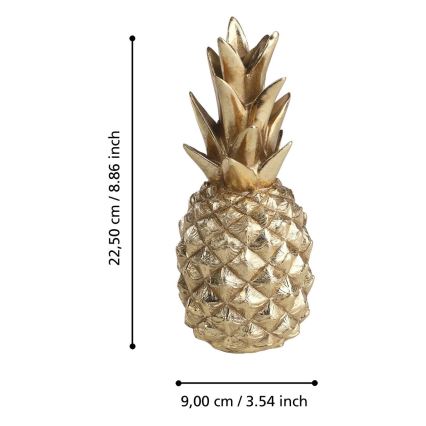 Eglo - Dekoráció 22,5x9 cm gyanta/arany