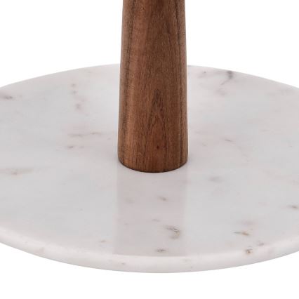 Eglo - Tálaló állvány 28x25,5 cm fa/márvány