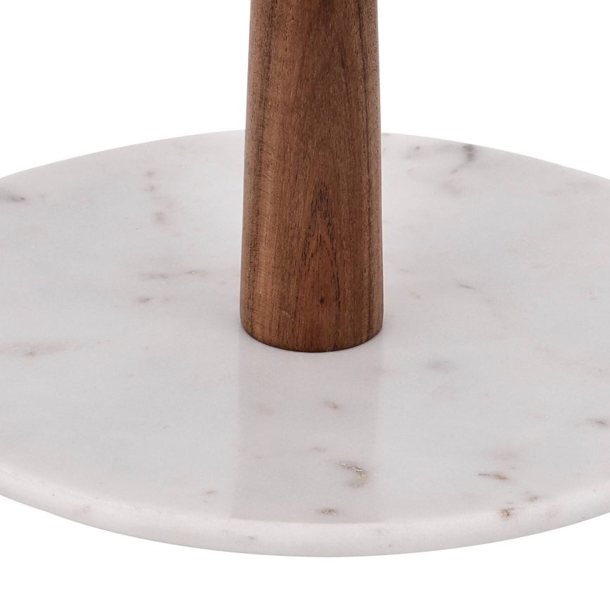 Eglo - Tálaló állvány 28x25,5 cm fa/márvány