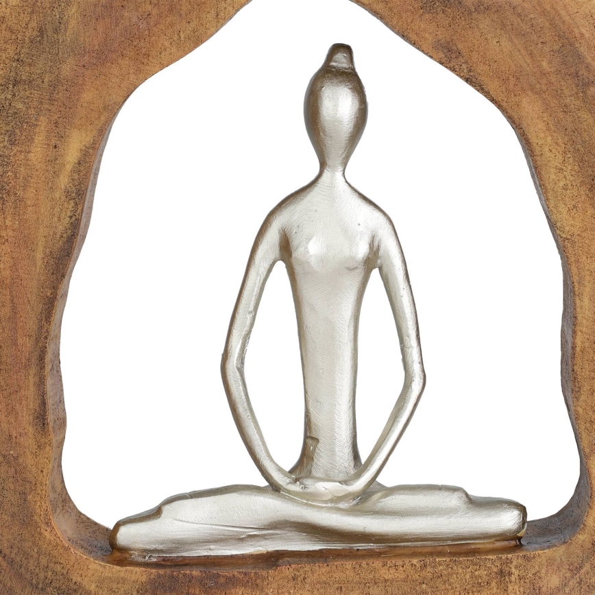 Eglo - Dekoráció 27,2x28,5 cm fa/gyanta