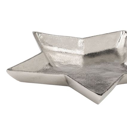 Eglo 427425 - Dekoratív tálca AMBOLOSY 30x32 cm ezüstszínű