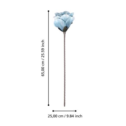 Eglo - Művirág 65 cm kék
