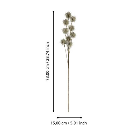 Eglo - Művirág 73 cm arany