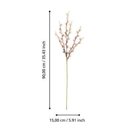 Eglo - Művirág 90 cm rózsaszín