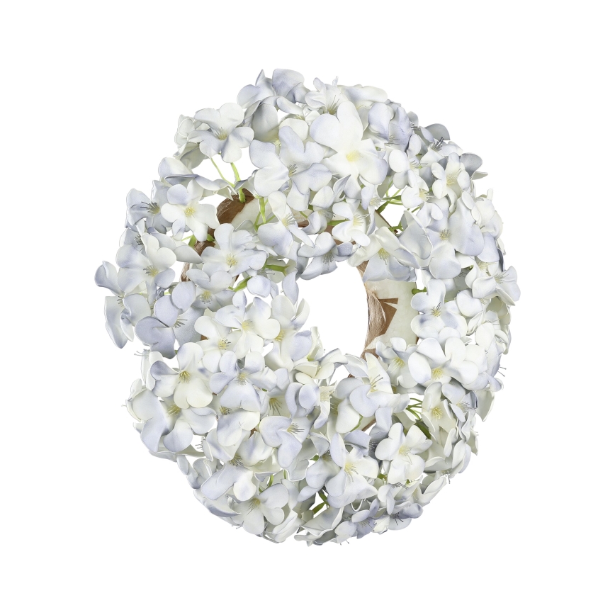 Eglo - Művirág koszorú átm. 35 cm kék