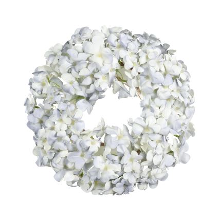 Eglo - Művirág koszorú átm. 35 cm kék