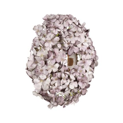 Eglo - Művirág koszorú átm. 35 cm lila