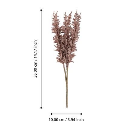 Eglo - Művirág 36 cm piros