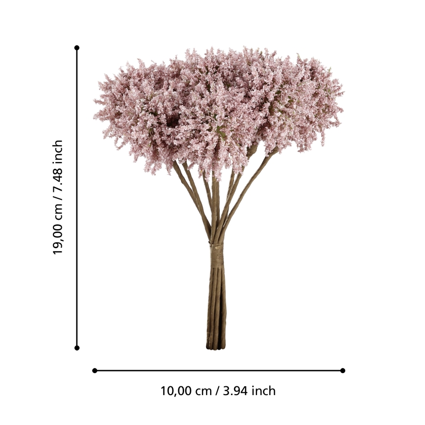 Eglo - Művirág 19 cm rózsaszín