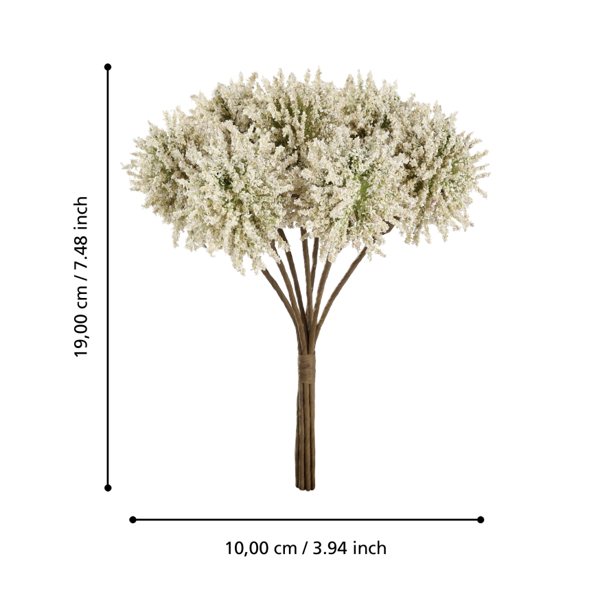 Eglo - Művirág 19 cm sárga