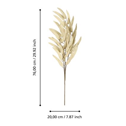 Eglo - Művirág 76 cm bézs