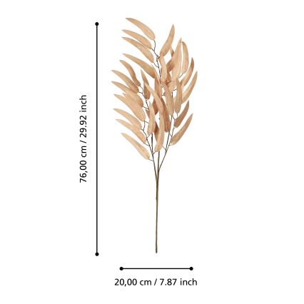 Eglo - Művirág 76 cm narancs