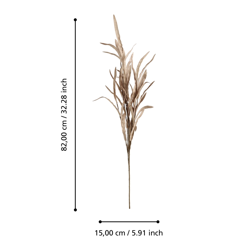 Eglo - Művirág 82 cm barna