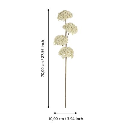 Eglo - Művirág 70 cm sárga