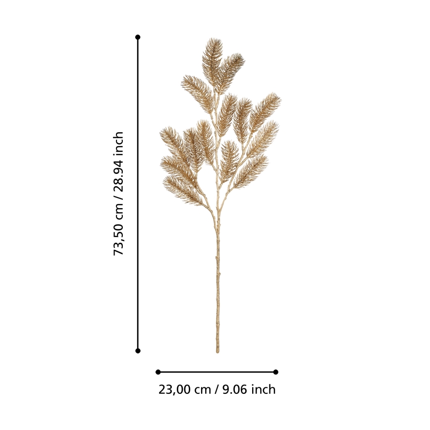 Eglo - Mű karácsonyi ág 73,5 cm arany