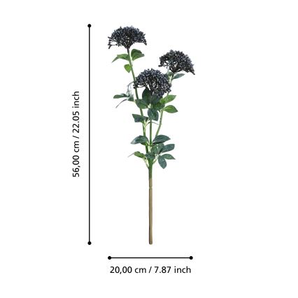 Eglo - Művirág 56 cm kék/zöld