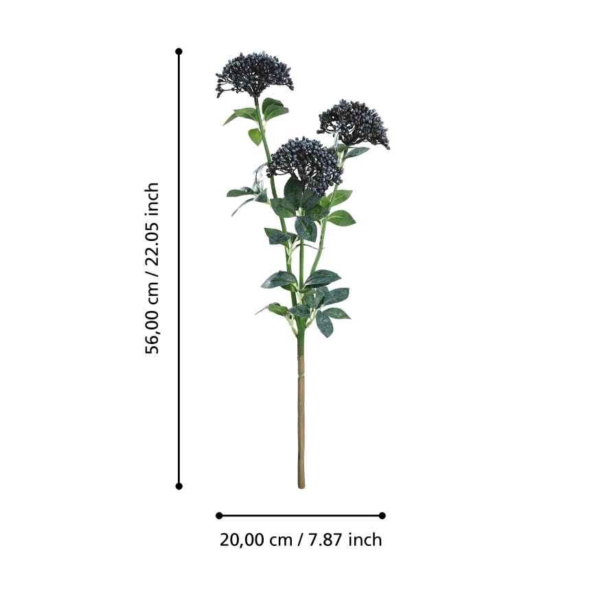 Eglo - Művirág 56 cm kék/zöld
