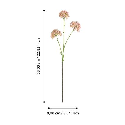 Eglo - Művirág 58 cm rózsaszín
