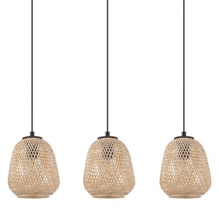 Eglo - Csillár zsinóron 3xE27/40W/230V