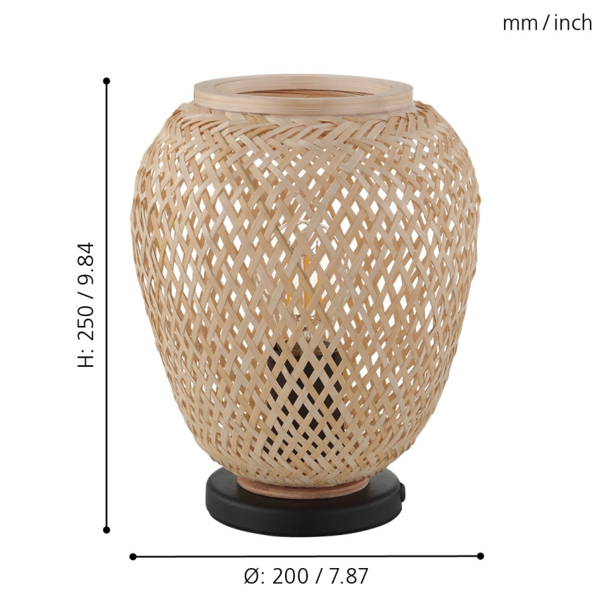 Eglo - Asztali lámpa 1xE27/40W/230V