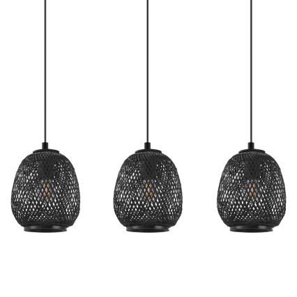 Eglo - Csillár zsinóron 3xE27/40W/230V