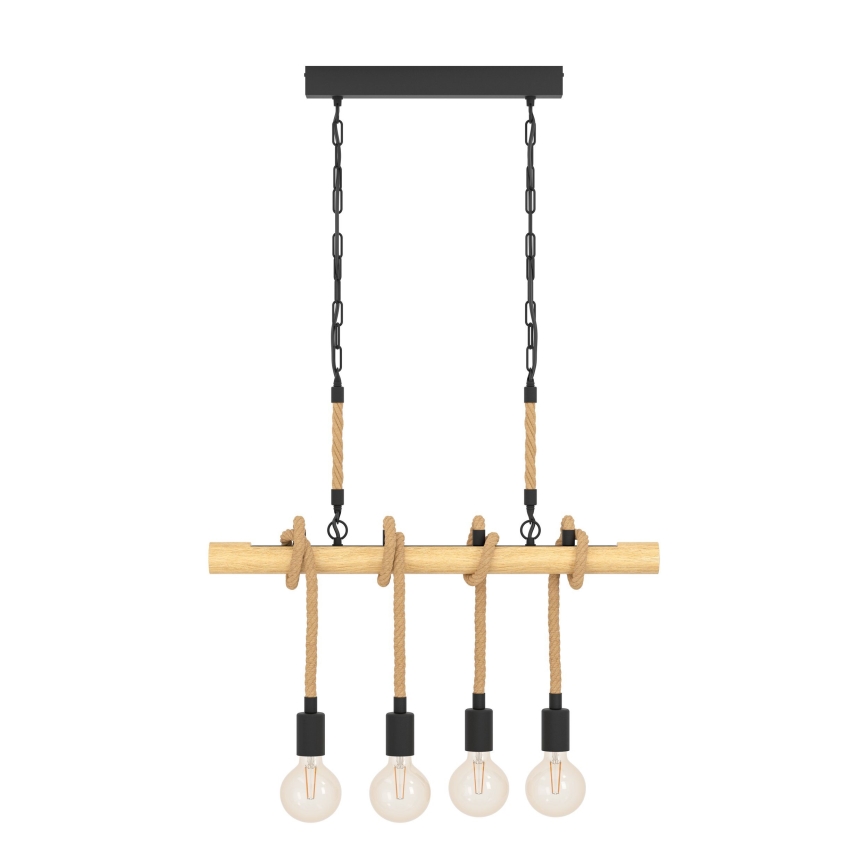 Eglo 43318 - Láncos csillár YOUNGSTOWN 4xE27/40W/230V