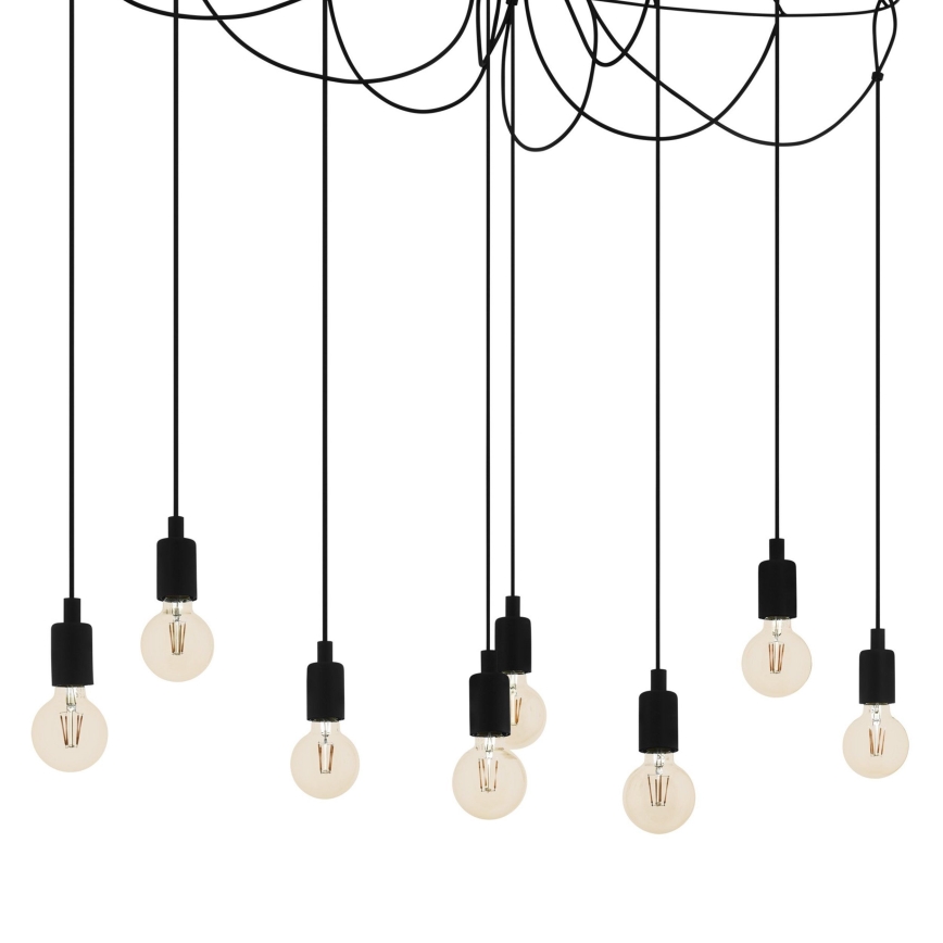 Eglo - Csillár zsinóron 8xE27/40W/230V