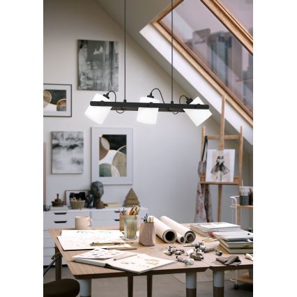 Eglo - Csillár zsinóron 3xE27/28W/230V