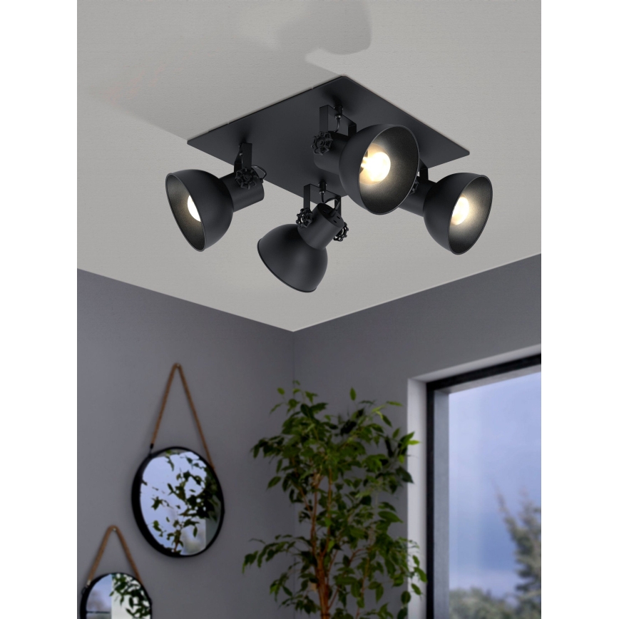 Eglo - Spotlámpa 4xE27/40W/230V