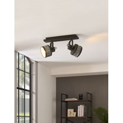 Eglo 43445 - TURROCK spotlámpa 2xE27/28W/230V