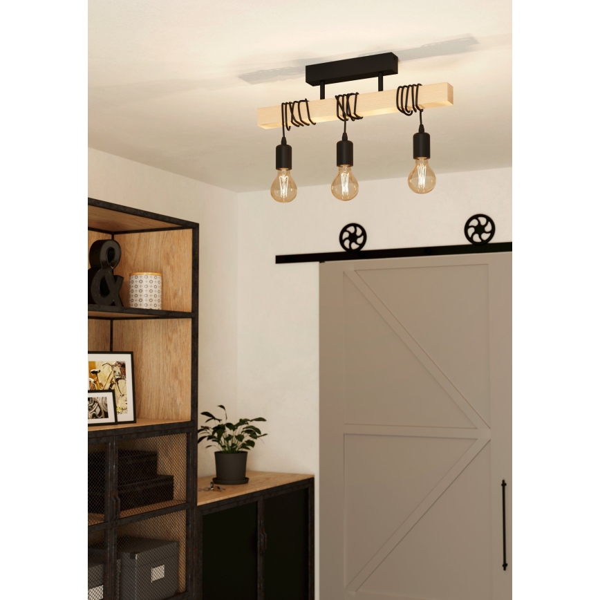 Eglo - LED felületre szerelhető csillár TOWNSHEND 3xE27/60W/230V