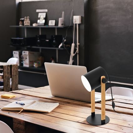 Eglo - Asztali lámpa 1xE27/28W/230V