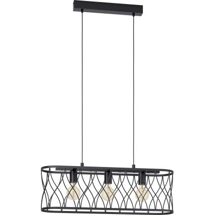 Eglo - Csillár zsinóron 3xE27/40W/230V