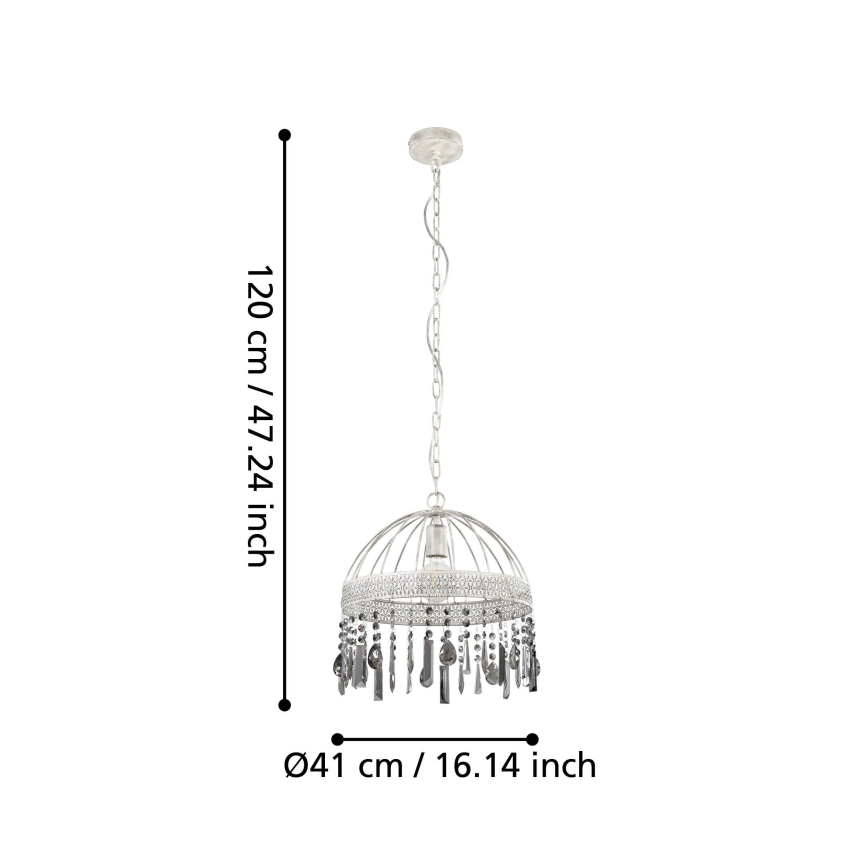 Eglo - Csillár zsinóron 1xE27/40W/230V