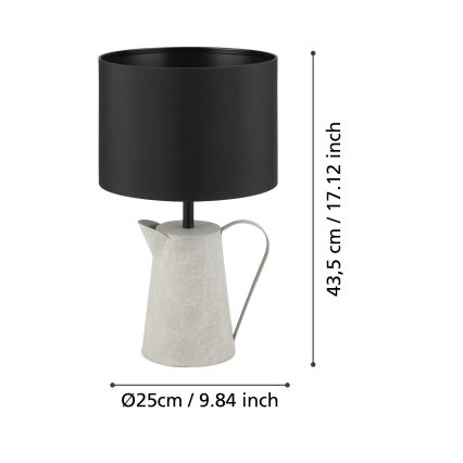 Eglo - Asztali lámpa 1xE27/40W/230V