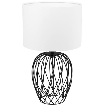 Eglo - Asztali lámpa 1xE27/40W/230V fehér