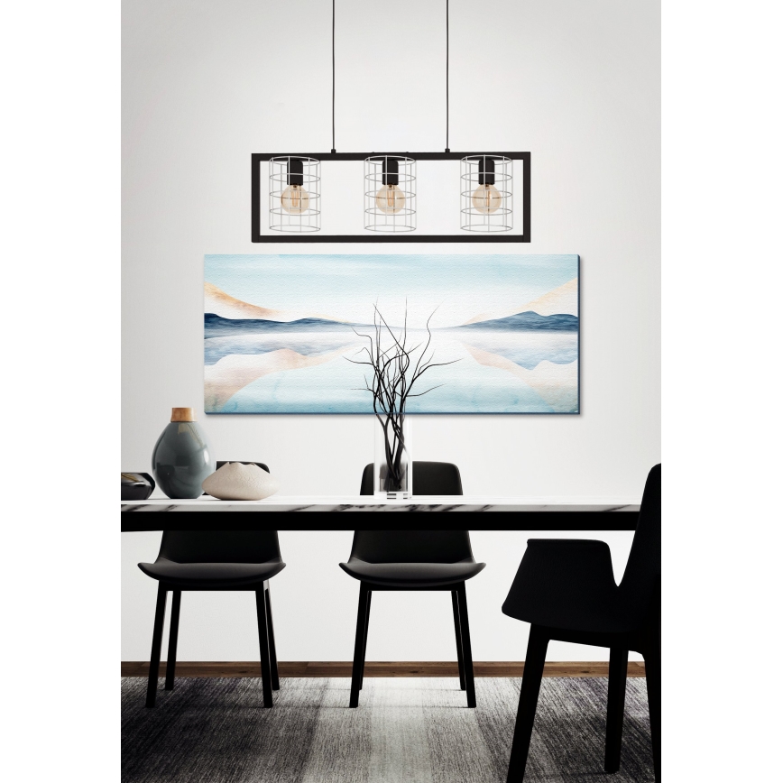 Eglo - Csillár zsinóron 3xE27/40W/230V