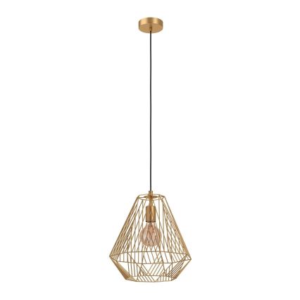 Eglo - Csillár zsinóron 1xE27/40W/230V arany