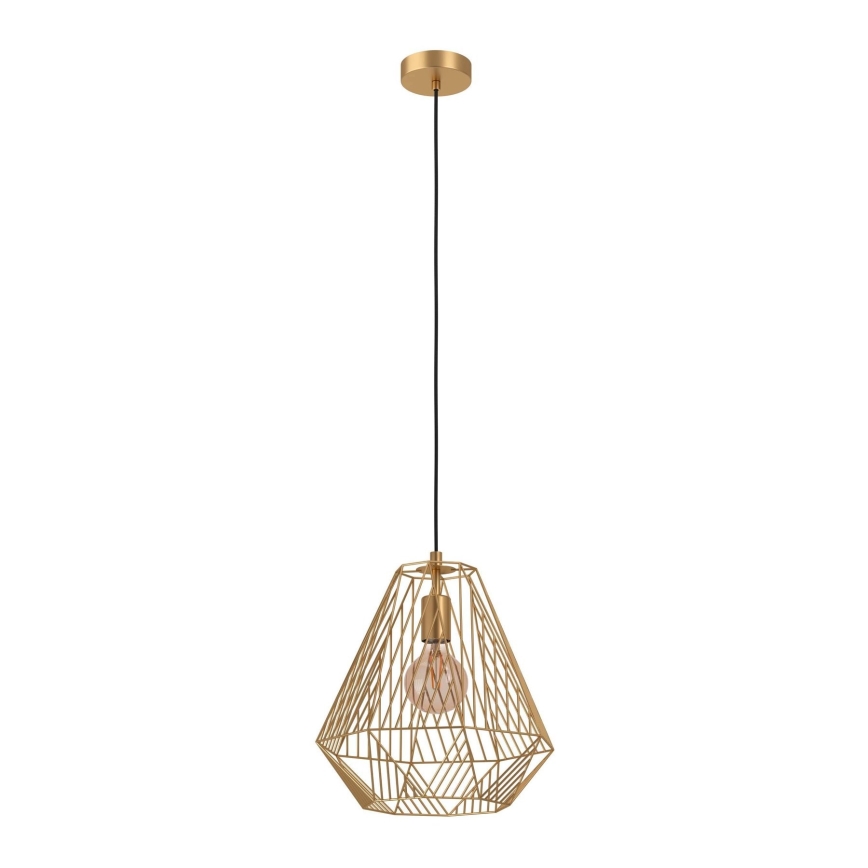 Eglo - Csillár zsinóron 1xE27/40W/230V arany