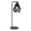 Eglo 43703 - CARLTON asztali lámpa 1xE27/60W/230V fekete