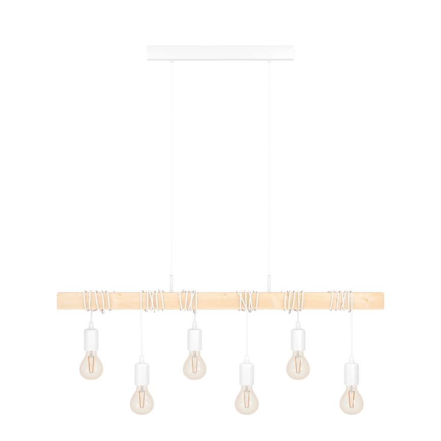 Eglo - Kábeles csillár TOWNSHEND 6xE27/60W/230V